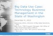 Big Data Use Case: Technology Business Management in the ...media.govtech.net/GOVTECH_WEBSITE/EVENTS/... · Big Data, TBM and Government • “ig Data” defined: “…a collection