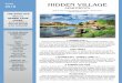HIDDEN VILLAGE JUNE 2018 Village 4-page June 2018.pdf · backyard, and their flattened, ten-inch tail and webbed hind feet provide plenty of propulsion. They can stay submerged for