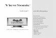 VE510+ LCD Display › User-Manual › 10002802.pdfE N G L I S H ViewSonic VE510+ 3 Getting Started Congratulations on your purchase of a ViewSonic ® ViewPanel ®. Important! Save