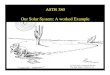 ASTR 380 Our Solar System: A worked Example › ~lgm › ASTR380 › Lecture_4_SolarSystem.pdf · Temperature Trends in our Solar System The Sun is the primary source of energy in