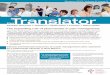 the Translator: The expanding role of pharmacists in pain ... · Canadian Pharmacy > Research > Health Policy > Practice > Better Health The expanding role of pharmacists in pain