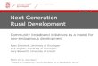 1919-0808-20152015 | 1 | 1 Next Generation Rural Development · 1919-0808-20152015 | 1 Next Generation Rural Development Community broadband initiatives as a model for neo-endogenous