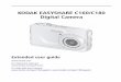 KODAK EASYSHARE C160/C180 Digital Camera...The camera takes the picture/pictures after the delay. Use the same procedure to take a 2- or 10-second self-timer video, but press the Shutter
