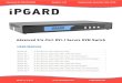 Advanced 2/4 Port DVI I Secure KVM Switch - IPGARD › ... › SDVN-2_4_Port_user_manual.pdfAdvanced 2/4-Port DVI-I Secure KVM Switch Document ID: DOC-IPG-2004 Revision: 1.10 Release