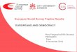 European Social Survey Topline Results EUROPEANS AND … › vod › media › canalu › ... · Survey Quality Predictor Program (SQP) 5. Consultation with ESS National Coordinators