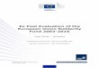 Ex Post Evaluation of the European Union Solidarity …Monica Roman and Liliana Lucaciu 7 December 2018 Ex Post Evaluation of the European Union Solidarity Fund 2002-2016 Case Study
