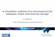 A simulation software tool development for …...A simulation software tool development for adiabatic CAES with thermal storage Dr Xing Luo School of Engineering, University of Warwick