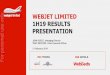WEBJET LIMITED For personal use only 1H19 RESULTS PRESENTATION · 2019-02-20 · 1H19 RESULTS PRESENTATION B2C TRAVEL JOHN GUSCIC, Managing Director TONY ... EBITDA Up 71% $ 43.2