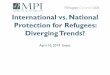 International vs. National Protection for Refugees ...€¦ · Hondurans by Mexico and U.S, 1990-2017 19 Sources: Boletines Estadísticos 2001-2017, SEGOB; Casillas 2008: 159; INS