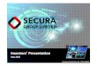 Secura MBKE Presentation 19 May^Draft 3 · Microsoft PowerPoint - Secura MBKE Presentation 19 May^Draft 3.pptx Author: almighty Created Date: 20160518190015Z 