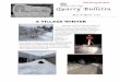 A VILLAGE WINTER - Village at Stone Ridge · with a night camera on the deck. March/April 2015. Quarry Bulletin Page 2 Above, ... evocative details that throw the reader into the