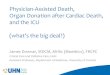 Physician-Assisted Death, Organ Donation after Cardiac ... › presentations › 2015 › physician-assist… · Physician-Assisted Death, Organ Donation after Cardiac Death, and