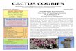 PCSS January 2019 Newsletter - WEBSITE.docx · The Cacti of San Diego County Jon P. Rebman, Ph.D. Curator of Botany, San Diego County has 30 different taxa in the family Cactaceae