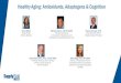Healthy Aging: Antioxidants, Adaptogens & Cognition...Insulin IGF-1 Signalling (IIS) pathway strongly conserved Together with its core targets FOXO and mTOR Principally related to
