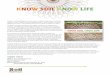 KNOW SOIL KNOW LIFE · 2016-01-13 · Know Soil Know Life then takes readers through a traditional sequence of soil science topics, including soil chemistry, biology, and classification,