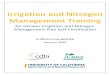Irrigation and Nitrogen Management Trainingsjdeltawatershed.org/files/133575535.pdf · (Figure: Adapted from Western Fertilizer Handbook) Average of 50% In 1‐2 weeks Nitrification: