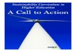 Sustainability Curriculum in Higher Education A Call to Action · Sustainability Curriculum in Higher Education: A Call to Action Background Growing concerns about the impact humans