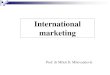 International marketingMany people think of marketing only as selling and advertising. However, selling and advertising are . only the tip of the marketing iceberg. Today, marketing
