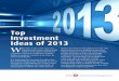 Top Investment Ideas of 2013 W - BMO RIP IL Email Program_Ev4.pdf · Top Investment Ideas of 2013 W ith close to five years since the 2008 financial crisis, almost a full market cycle