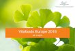 Vitafoods Europe 2018 - analyze & realize › wp-content › uploads › 2018 › 05 › ar-Vitafoods-… · Vitafoods Europe 2018 2 ... supplements for health and beauty, with many
