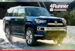 2015 4Runner Accessory eBrochure - Toyota · Your 4Runner can handle trails where other vehicles fear to tread, so you already know the importance of proper equipment for all of your