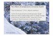 The effects of temperature on human health · The effects of temperature on human health Tiina 1,2M Ikäheimo , Ph.D., Adjunct professor ... Effects of heat and cold exposure •