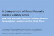A Comparison of Rural Poverty Across County Lines...A Comparison of Rural Poverty Across County Lines How Two Southern Alabama Counties Share a Geographical Location but Not Much More