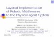 Layered Implementation of Robotic Middlewares to the ... › t.kotoku › conf › iros2006ws › WS4-7.pdf · Oct. 10, 2006, Beijing, China International Conference on Intelligent