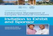 Invitation to Exhibit and Sponsor - 2016 WC - Final · hours based on the final program . Friday, January 22* 9:30am - 6:00pm Saturday, January 23 9:30am - 5:00pm * There will be