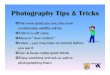 Photography Tips & Tricks â€؛ uploadedFiles â€؛ Photo Tips and آ  Photography Tips & Tricks The more