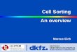 Cell Sorting An overview - Flow cytometry€¦ · 4/21/2016 Marcus Eich, Steffen Schmitt HI-STEM Core Facility Flow Cytometry Sort-Masks There are 3 types of sort masks, which in