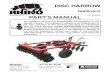 Published PART'S MANUAL - RhinoAg · 2017-02-15 · PART'S MANUAL An Operator's Manual was shipped with the equipment in the Manual Canister. ... Published 03/16 P/N 00789085P DHP8/10/12