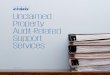 Unclaimed Property Audit-Related Support Services - KPMG€¦ · 1 KPMG LLP a Delaware limited liability partnership and the .S. member firm of the KPMG network of independent member