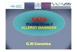 GWC -GARD Allergy Diagnosis 2008 - WHO · DRUG ALLERGY TEST AVAILABILITY-PROVOCATION TEST-SPECIFIC IgE 12/14-PRICK TEST-INTRADERMO TEST 11/14-PATCH TEST 9/14-TRIPTASE meas.-Histamine