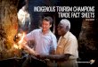 INDIGENOUS TOURISM CHAMPIONS TRADE FACT SHEETS...Tour of the wildlfie reserve including an insight into Indigenous culture and practices. Mon - Sun Year round 90 minutes 1 50 GUIDED
