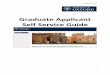 Graduate Applicant Self Service Guide - University of Oxford · V2.0 3 Sep 2018 3 1. Accessing your Graduate Applicant Self Service account Once you have submitted your graduate application,