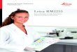 Leica RM2255 · 2016-11-09 · The fully automated Leica RM2255 microtome embodies the latest technological innovations in microtomy and perfectly harmonizes practical features with