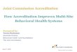 How Accreditation Improves Multi-Site Behavioral Health ......Sequel Youth & Family Services, AZ. Joint Commission Accreditation The Joint Commission 