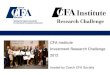 CFA Institute Investment Research Challenge 2012 Files/CFA Institute... · George Formandl, CFA, EnerCap Lubomir Vystavel, CFA, ING Jiri Benes, CFA, 3TS Marek Janca, EPH Petr Sosik,