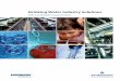 Brochure: Drinking Water Industry - Emerson Electric€¦ · role in the coagulation process. Keeping the pH at the proper levels improves the coagulation process, lowers the turbidity