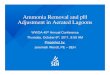 Ammonia Removal and pH Adjustment in Aerated Lagoons...Ammonia Removal and pH Adjustment in Aerated Lagoons Adjustment in Aerated Lagoons WWOA 45 th. Annual Conference. Thursday, October