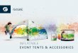 gybe catalogue2019 ohneLED EN V4 190211...individual design. The Event Tent creates the room, the Star Lounge the atmosphere, the Counter is the ideal presentation display, and the