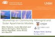 Workshop on Community Microgrid and Solar Apartments Modelsceem.unsw.edu.au/sites/default/files/event/documents/open source t… · UNSW Workshop on Community Microgrid and Solar