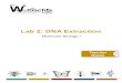 Lab 2: DNA Extraction - Vanderbilt University€¦ · DNA Extraction: Bench Protocol LAB 2: DNA EXTRACTION. 1.Illustrate the contents of each tube upon completion of the following