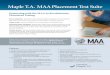Maple T.A. MAA Placement Test Suite · • Includes tests for calculus, algebra, advanced algebra and more • Standard, calculator-based, and algorithmic tests available • For