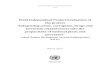 Final Independent Project Evaluation of the project · Final Independent Project Evaluation of the project “Integrating crime, corruption, drugs and ... Independent Project Evaluations