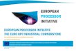 EUROPEAN PROCESSOR INITIATIVE · INITIATIVE EUROPEAN PROCESSOR INITIATIVE High Performance General Purpose Processor ARM for HPC High-performance RISC-V based FP-HP/SP/DP accelerator