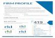 FIRM PROFILE - RKL LLP · 2020-05-15 · FIRM PROFILE RKLcpa.com | RKLesolutions.com | RKLwealth.com | RKLcapadvisors.com RKL is a leading professional services firm with roots in