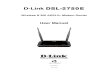D-Link DSL-2750E...D-Link DSL-2750E Wireless N 300 ADSL2+ Modem Router User Manual RECYCLABLE 2013/04/18 Ver. 1.00 DSL-2750E User Manual i Contents 1 1.1 1.2 1.3 LEDs and 1.4 1.5 2