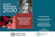 Dr Giorgio Cometto Tackling health workforce Global Health ... · 1. Health workforce benchmarks during the Millennium Development Goals era (2000-2015) 2. Health workforce for universal